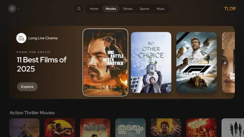 Movies: curated collections from critics